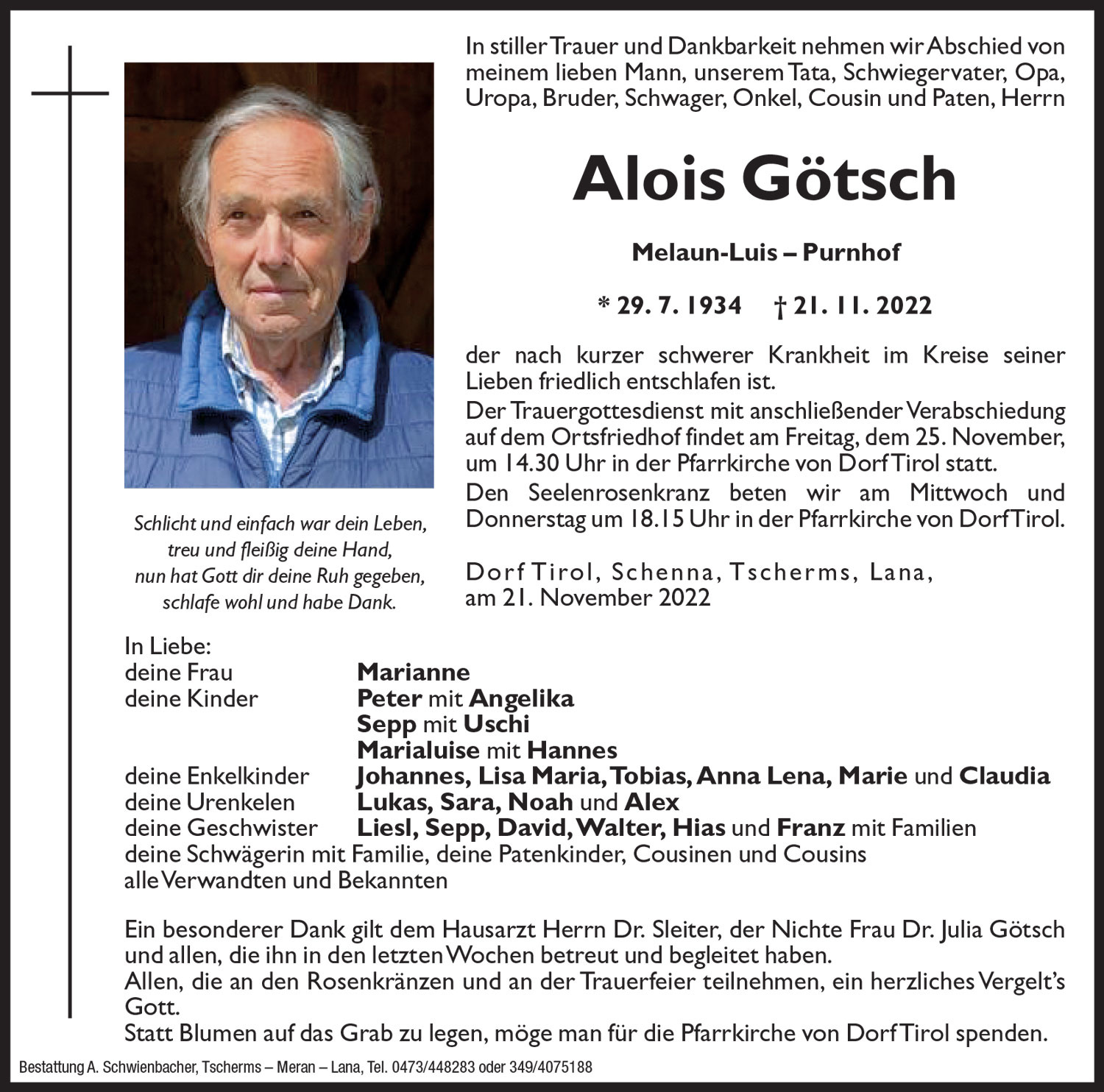 Medien: Alois Götsch