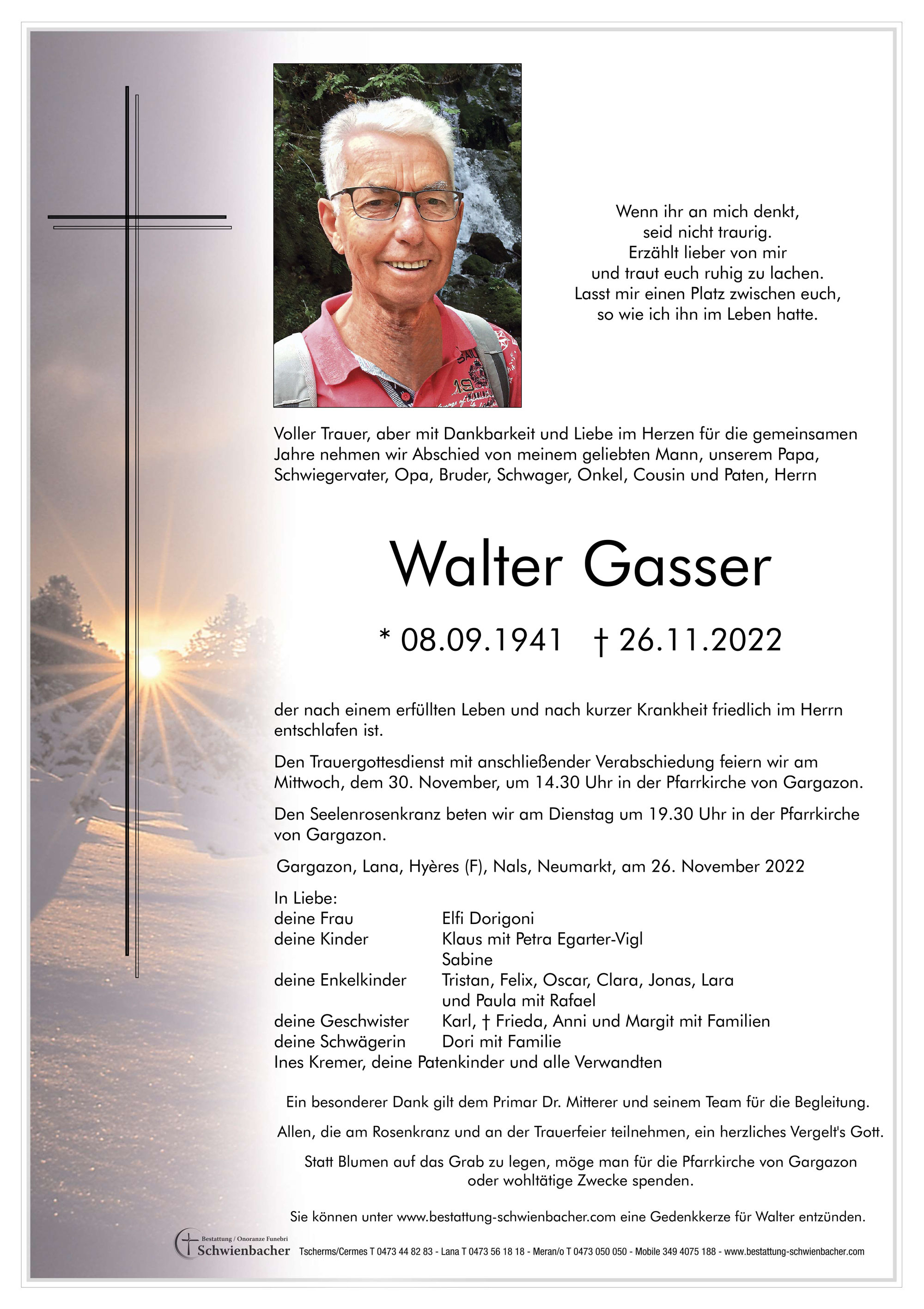 Parte: Walter Gasser 