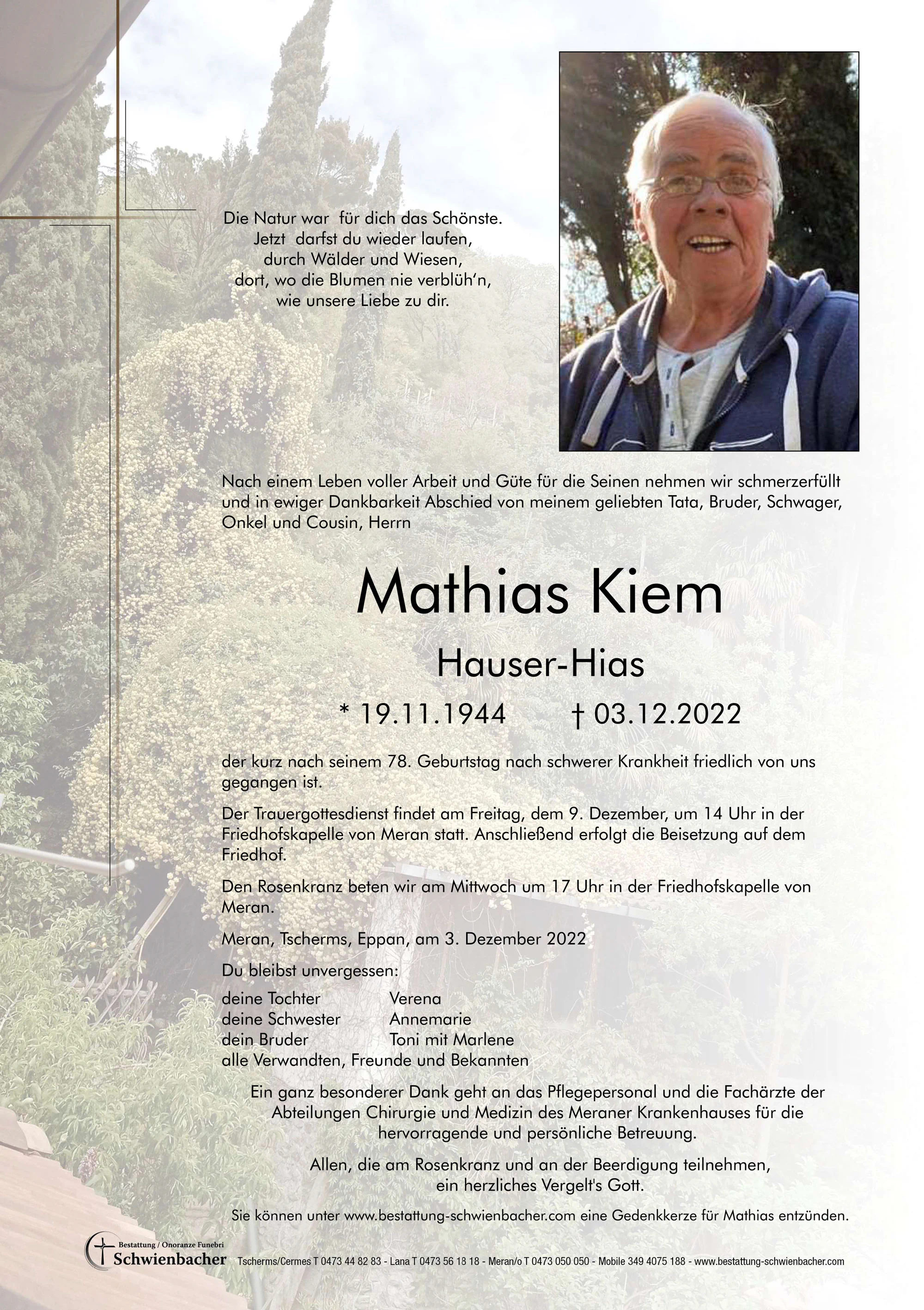 Parte: Mathias Kiem 