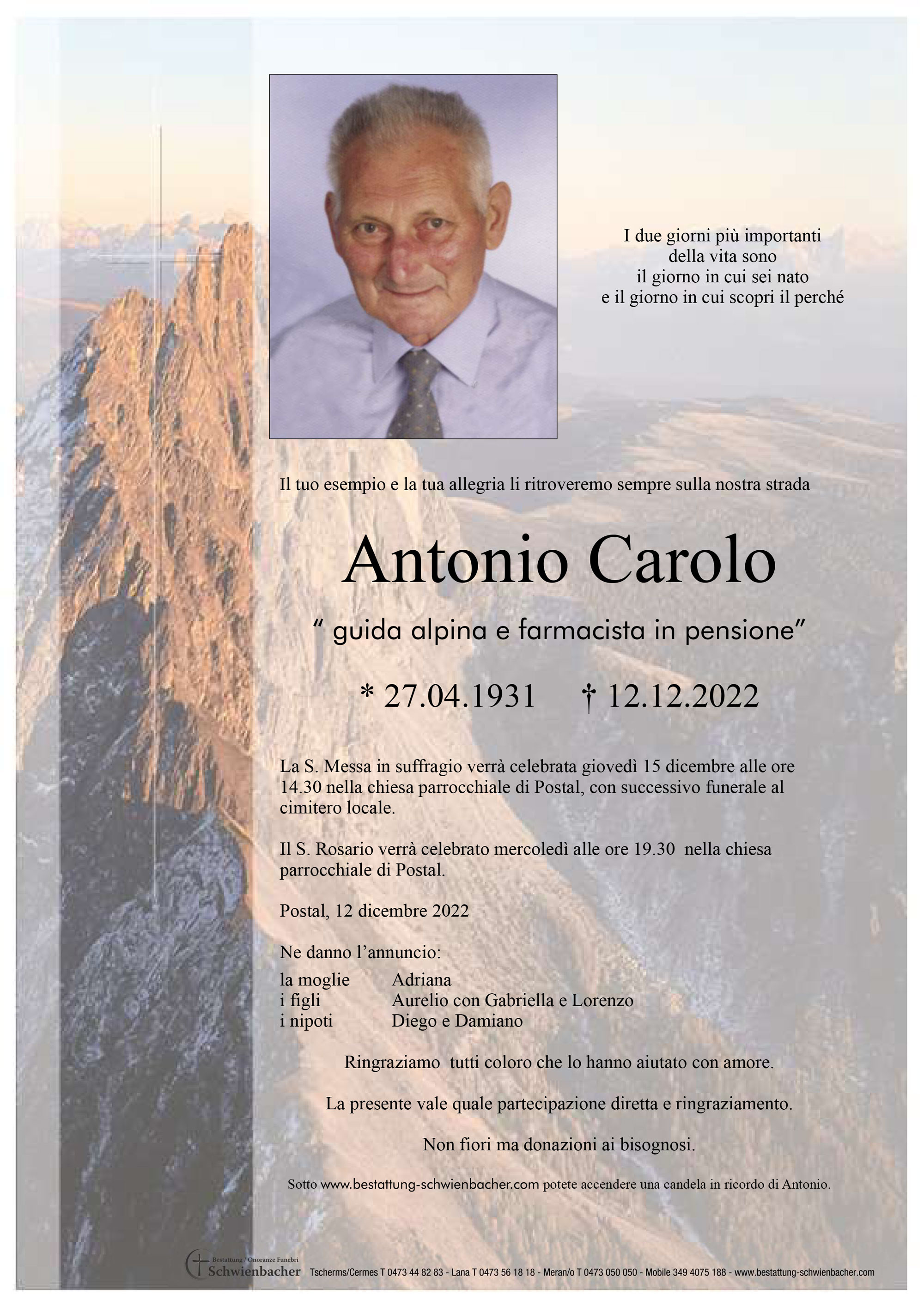 Parte: Antonio Carolo  