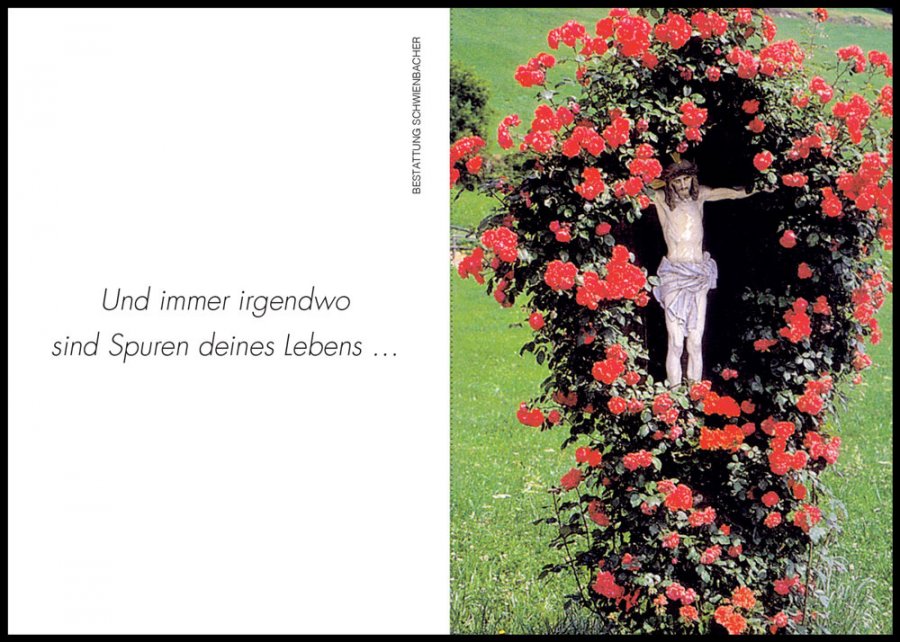 Sterbebild: Berta Gorfer