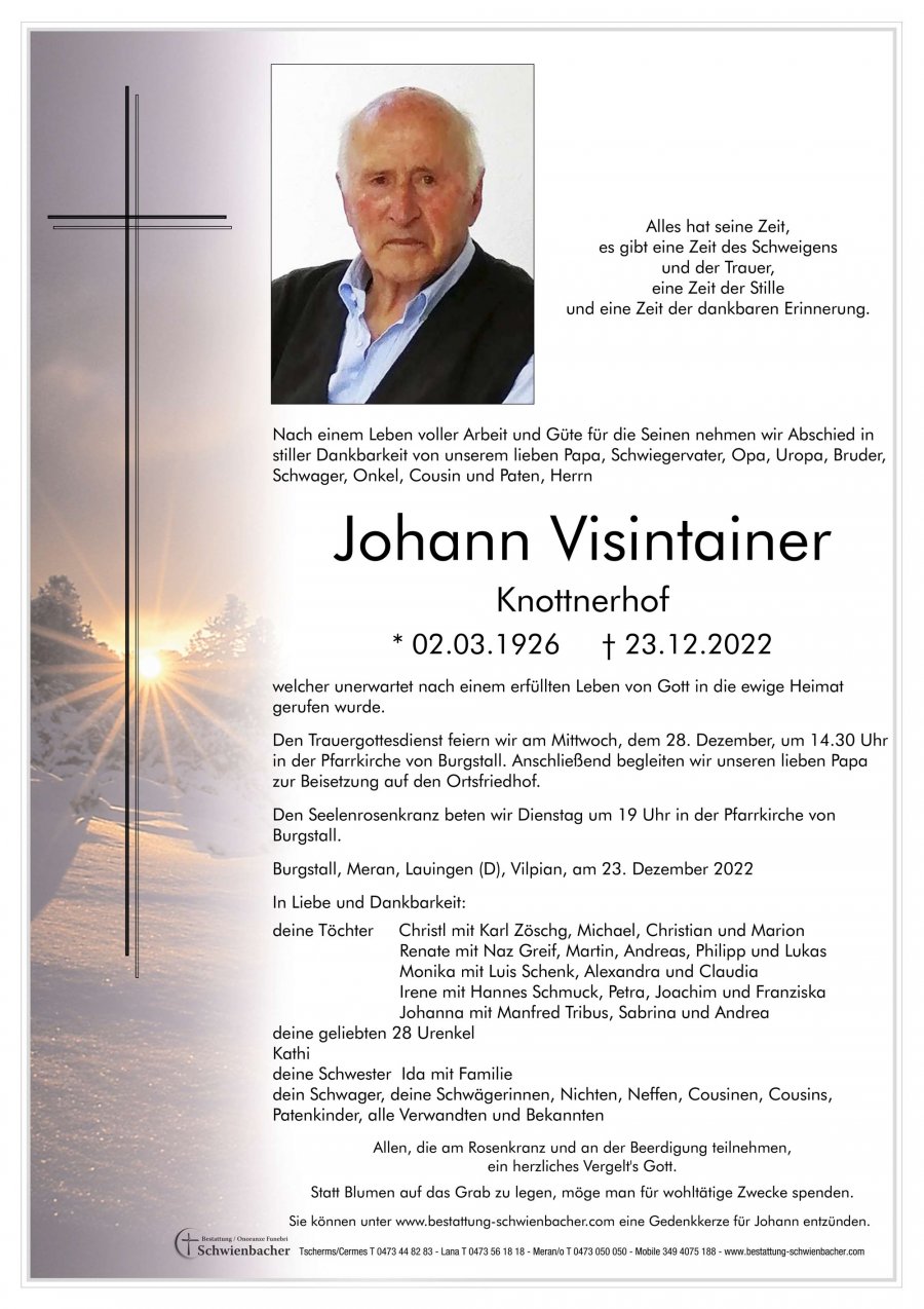 Parte: Johann Visintainer