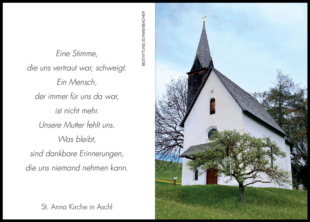 Sterbebild: Theresia Wwe. Plank  geb. Tammerle