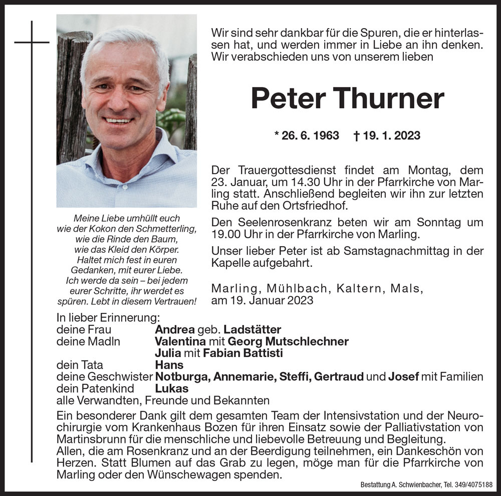 Medien: Peter Thurner