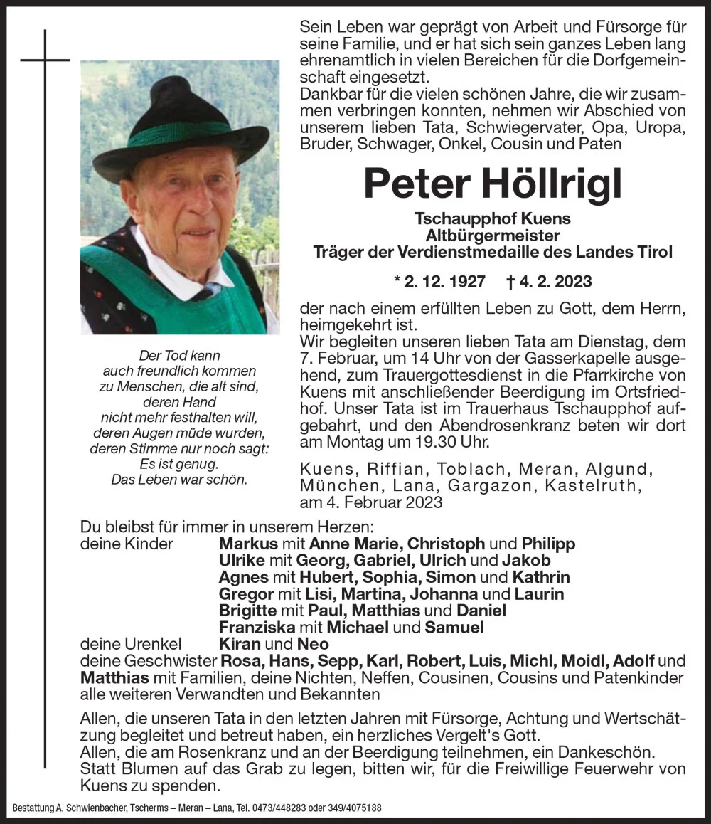 Medien: Peter Höllrigl