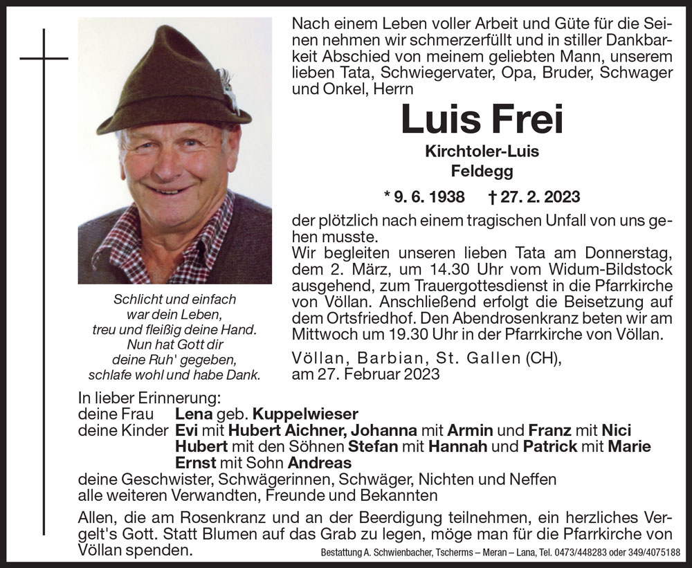 Medien: Luis Frei