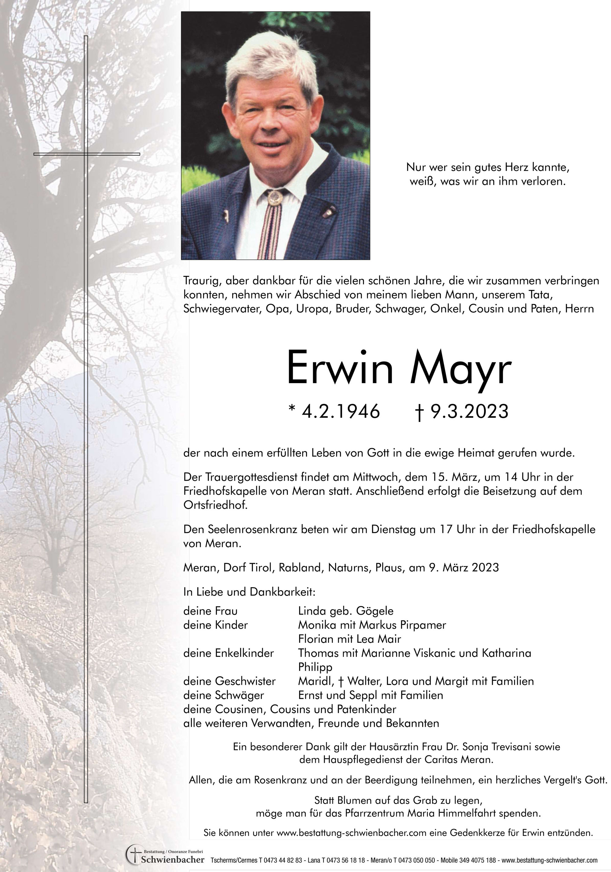 Parte: Erwin Mayr 