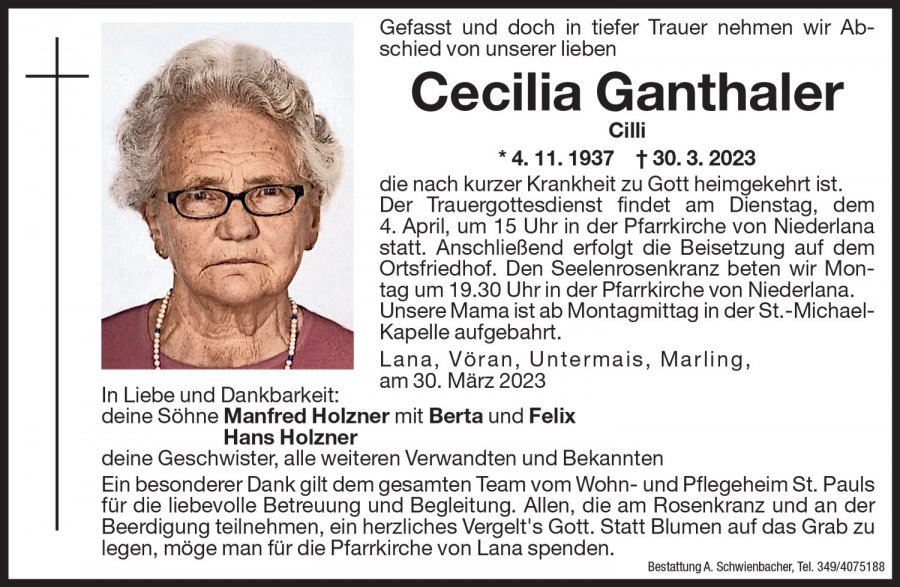 Medien: Cecilia Ganthaler