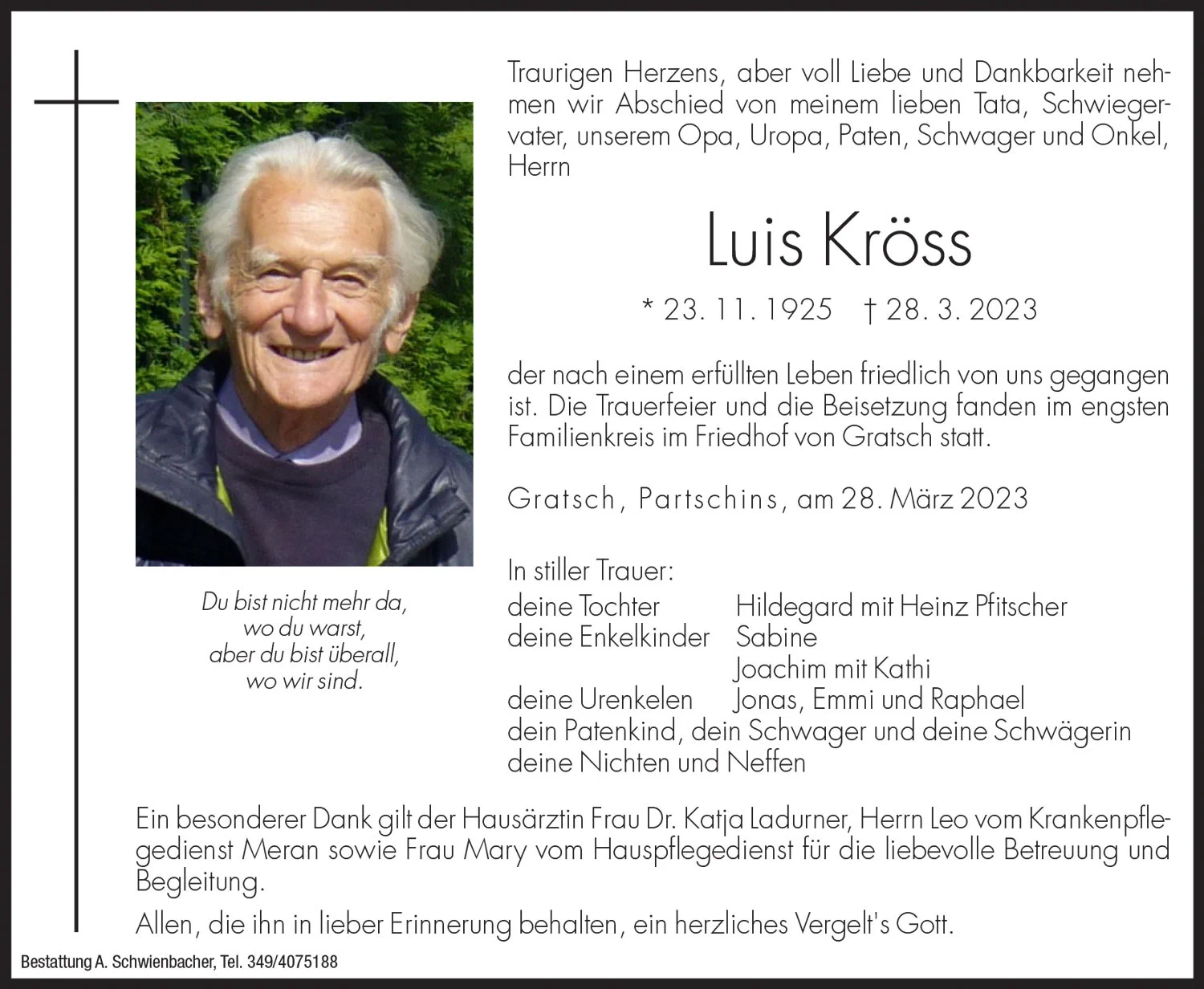 Medien: Luis Kröss