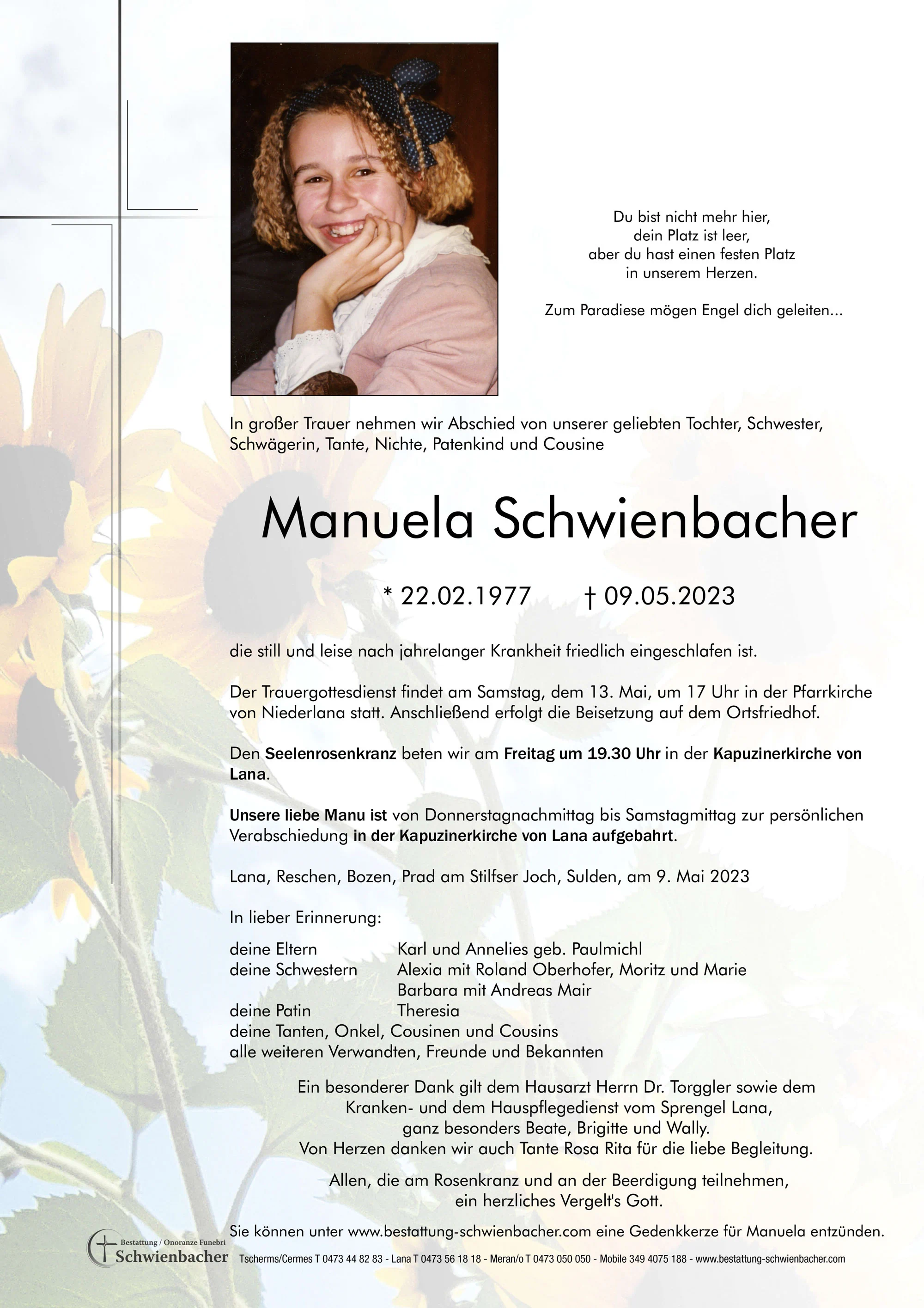 Parte: Manuela Schwienbacher 