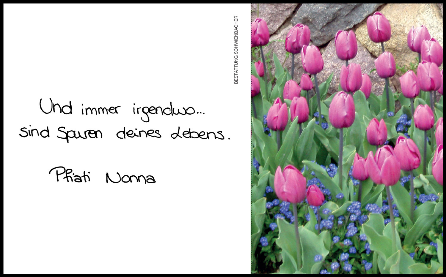 Sterbebild: Rosmarie Tischler Wwe. Tratter