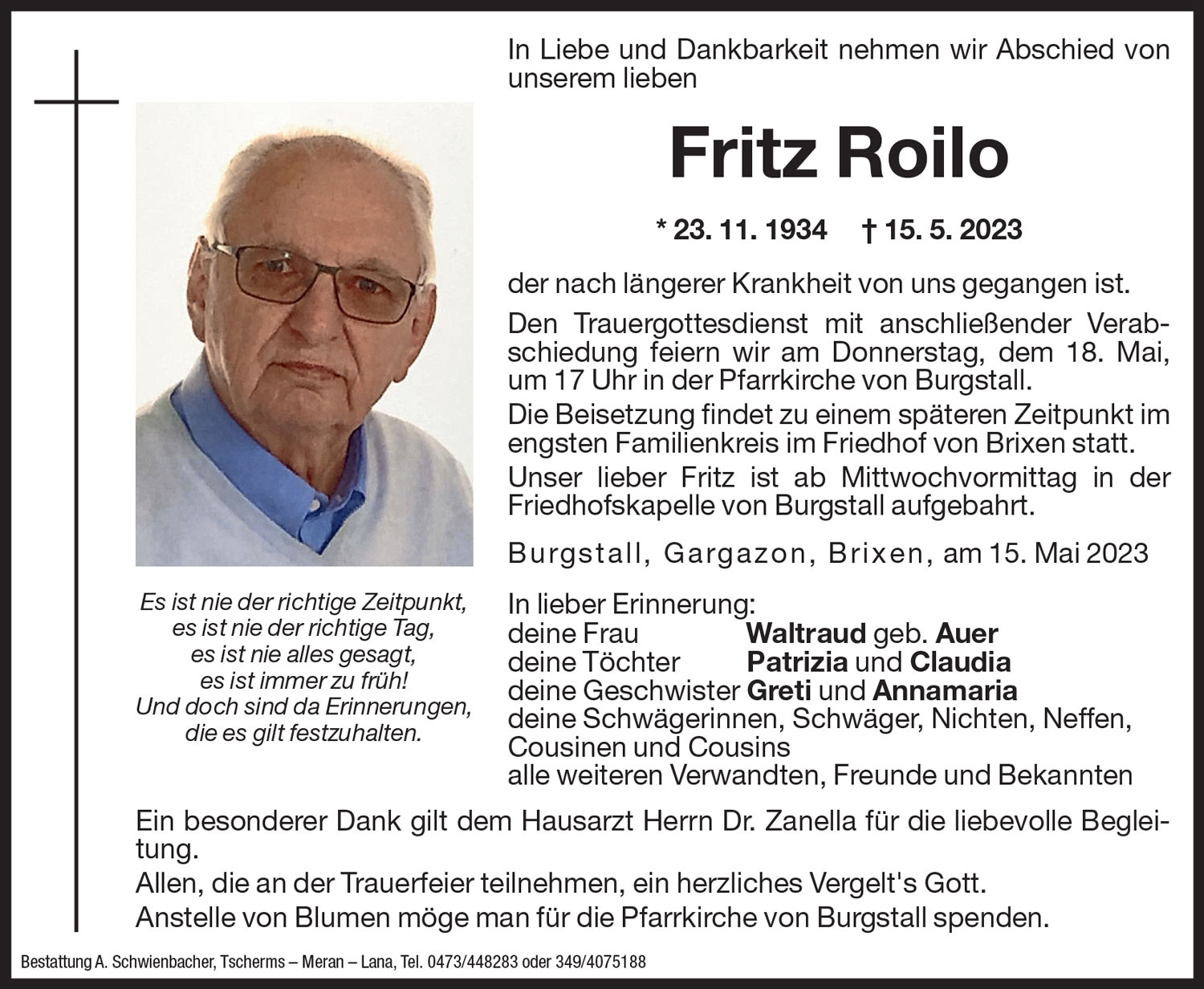 Medien: Fritz Roilo