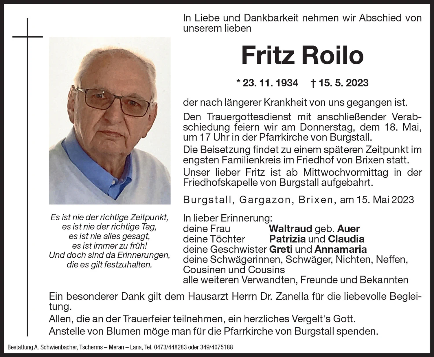 Medien: Fritz Roilo