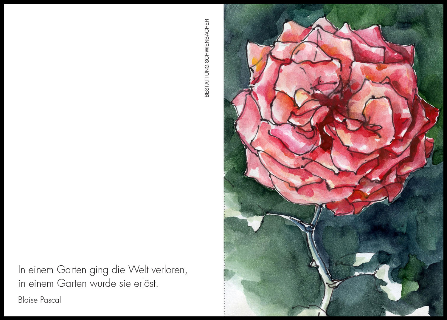 Sterbebild: Hedwig Wwe. Weger geb. Gamper