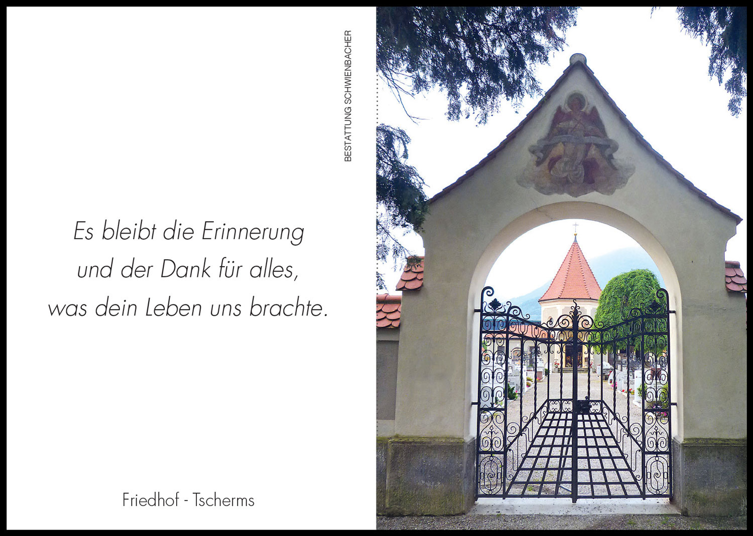 Sterbebild: Robert Weiss