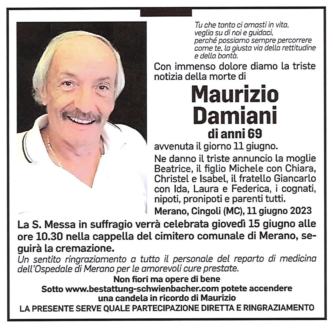 Medien: Maurizio Damiani