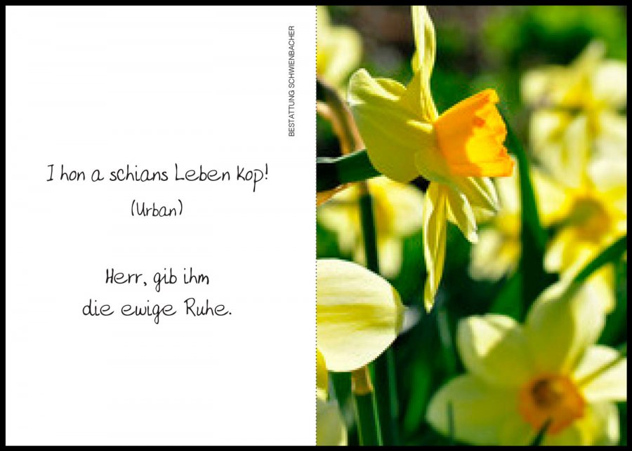 Sterbebild: Urban Gasser