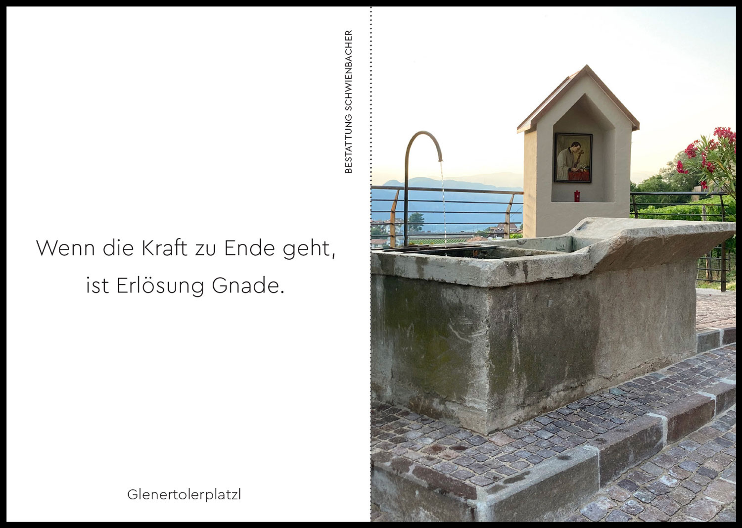 Sterbebild: Rita Jageregger geb. Bertolin