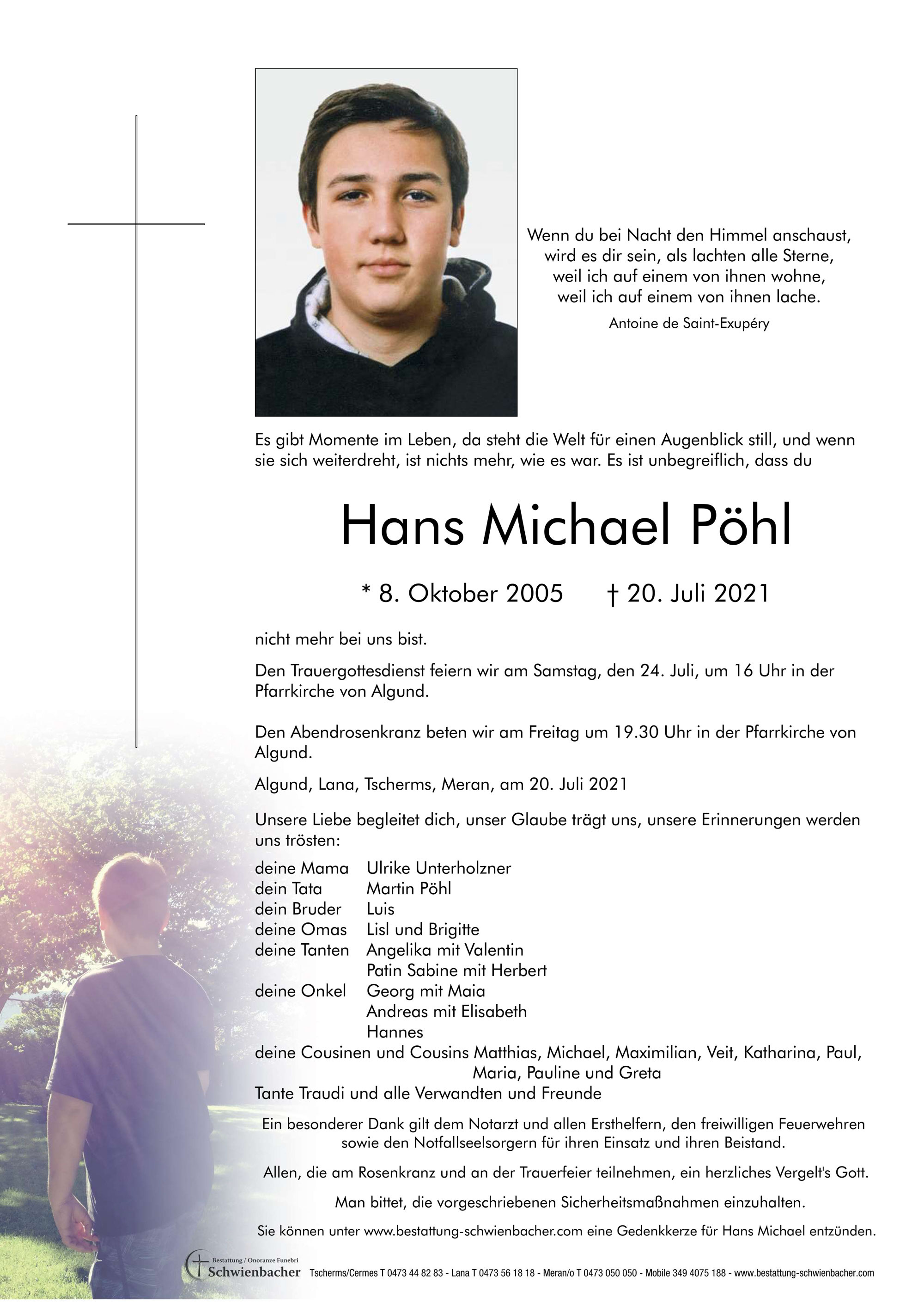 Parte: Hans Michael Pöhl 