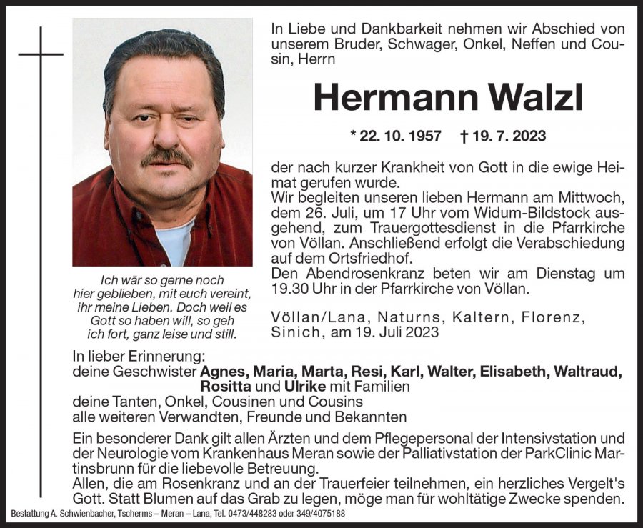 Medien: Hermann Walzl