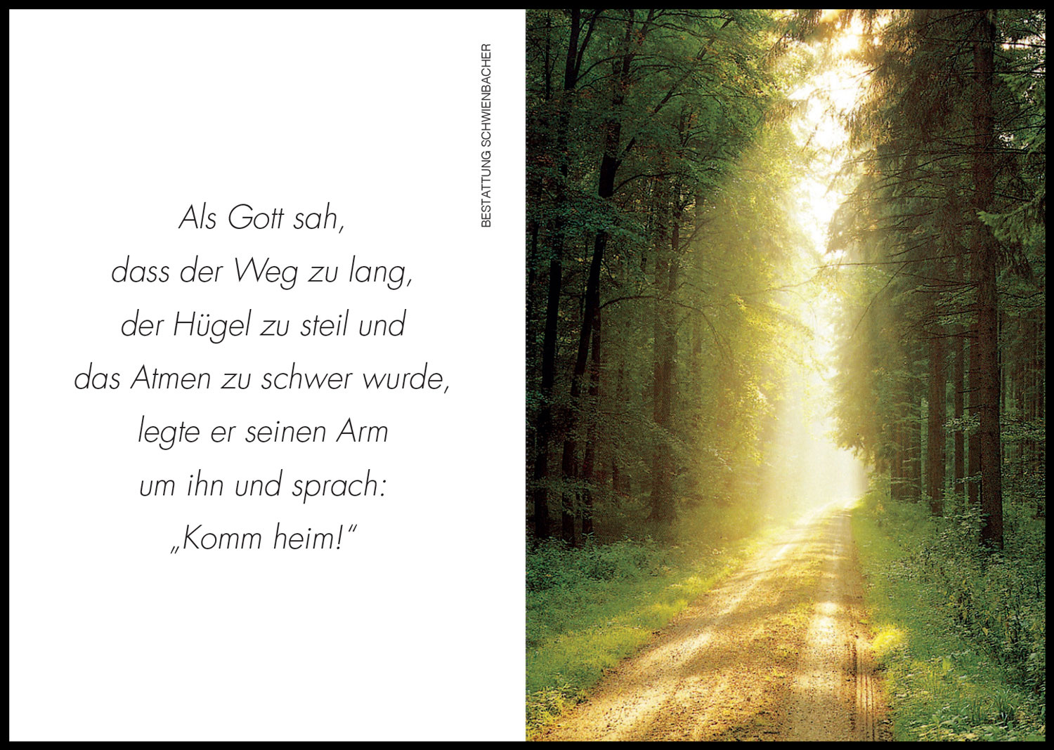 Sterbebild: Franz Mantinger