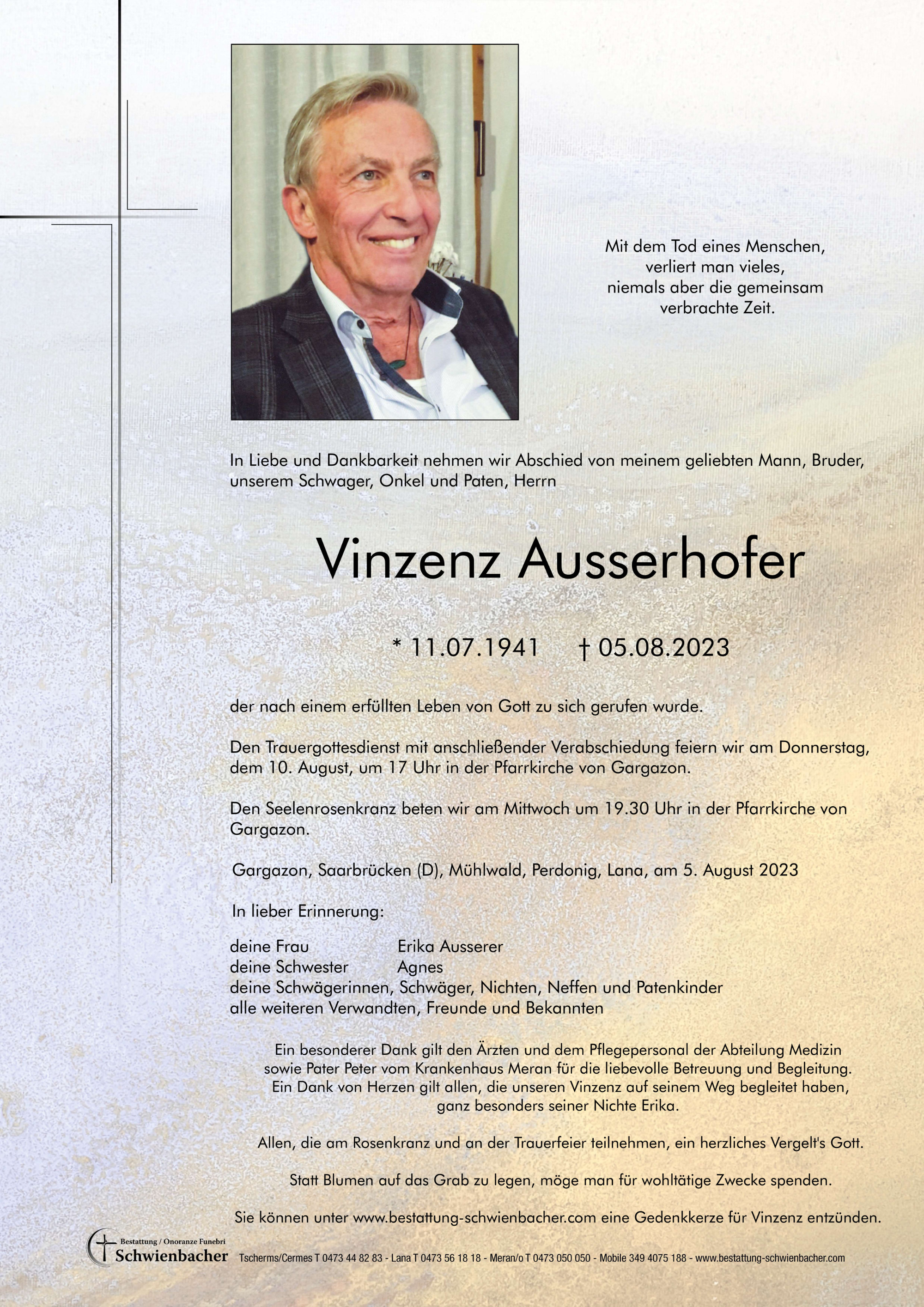 Parte: Vinzenz Ausserhofer 