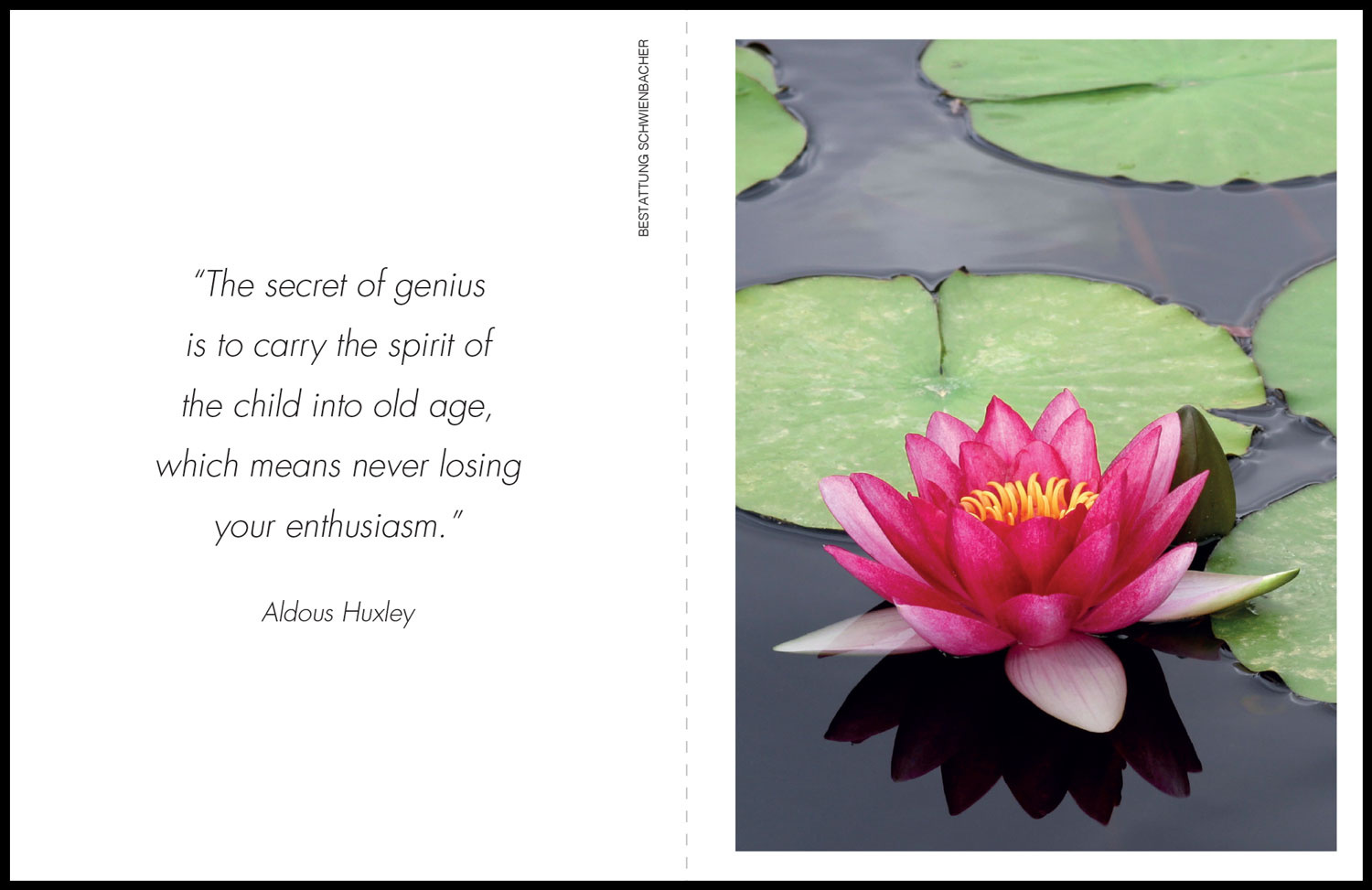 Sterbebild: Lydia Kilby geb. Tomasini