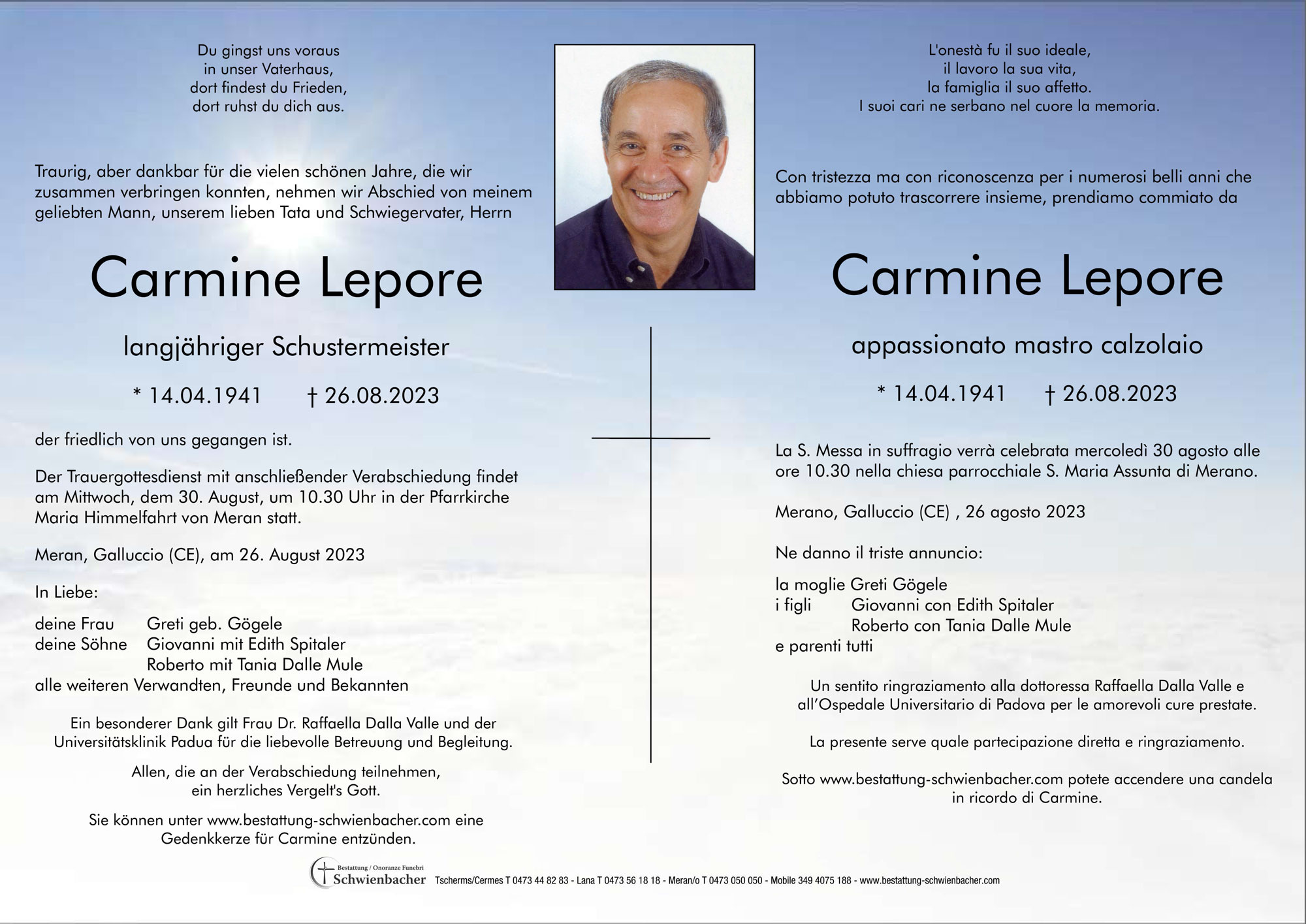 Parte: Carmine Lepore 