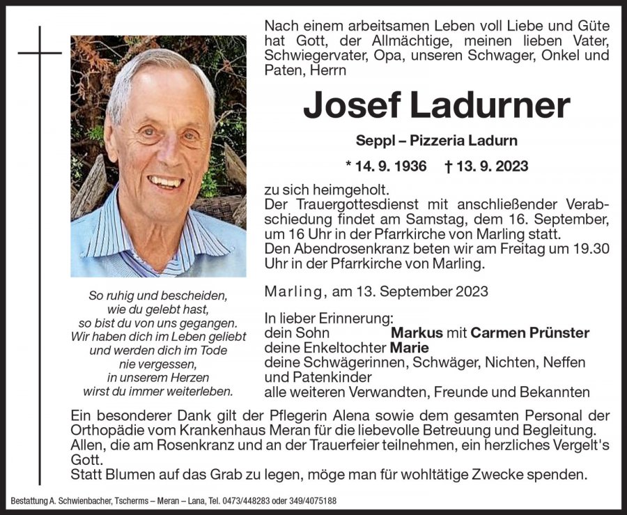 Medien: Josef Ladurner