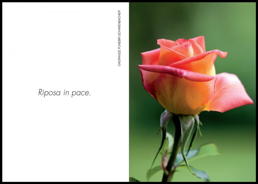 Sterbebild: Maria Teresa Bellotto