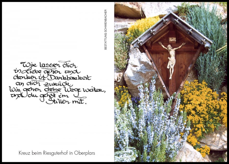 Sterbebild: Alois Waibl