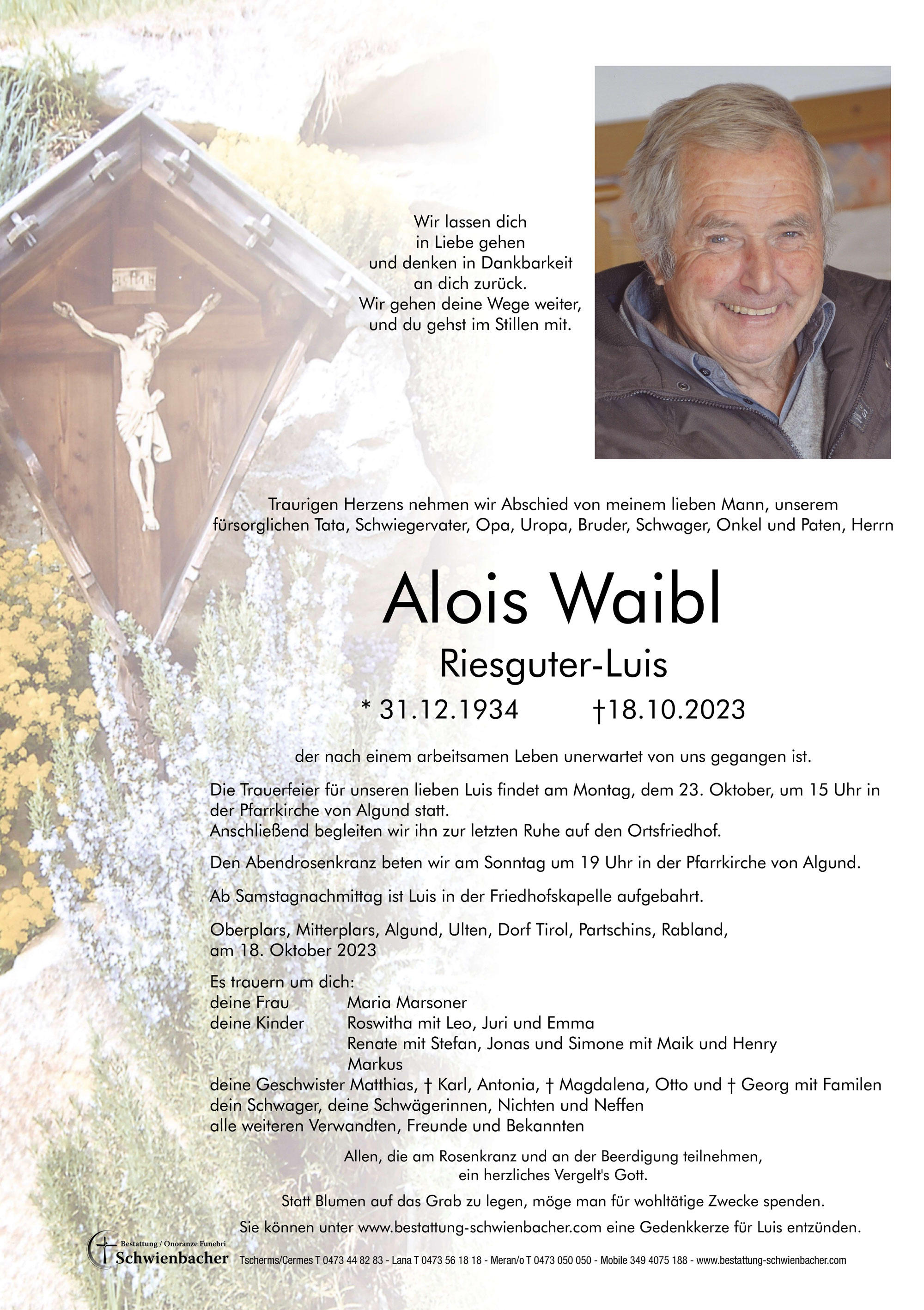 Parte: Alois Waibl 