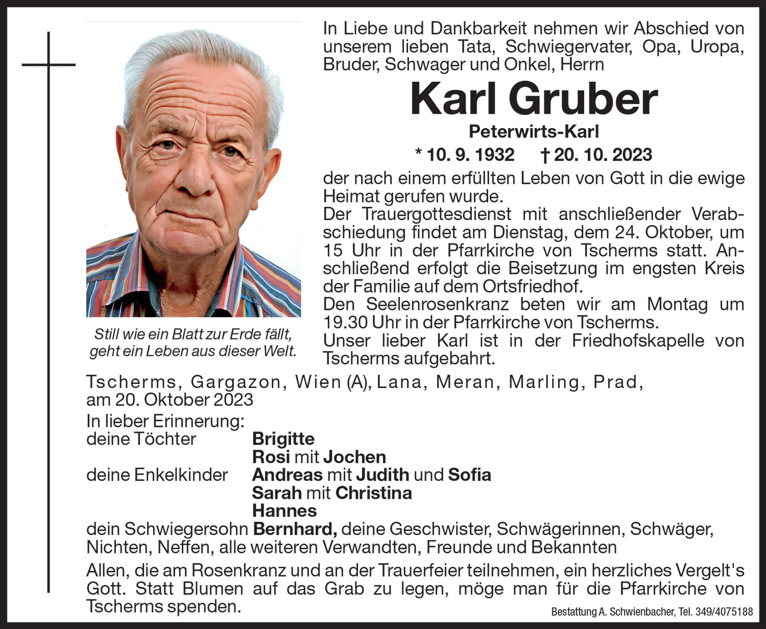 Medien: Karl Gruber