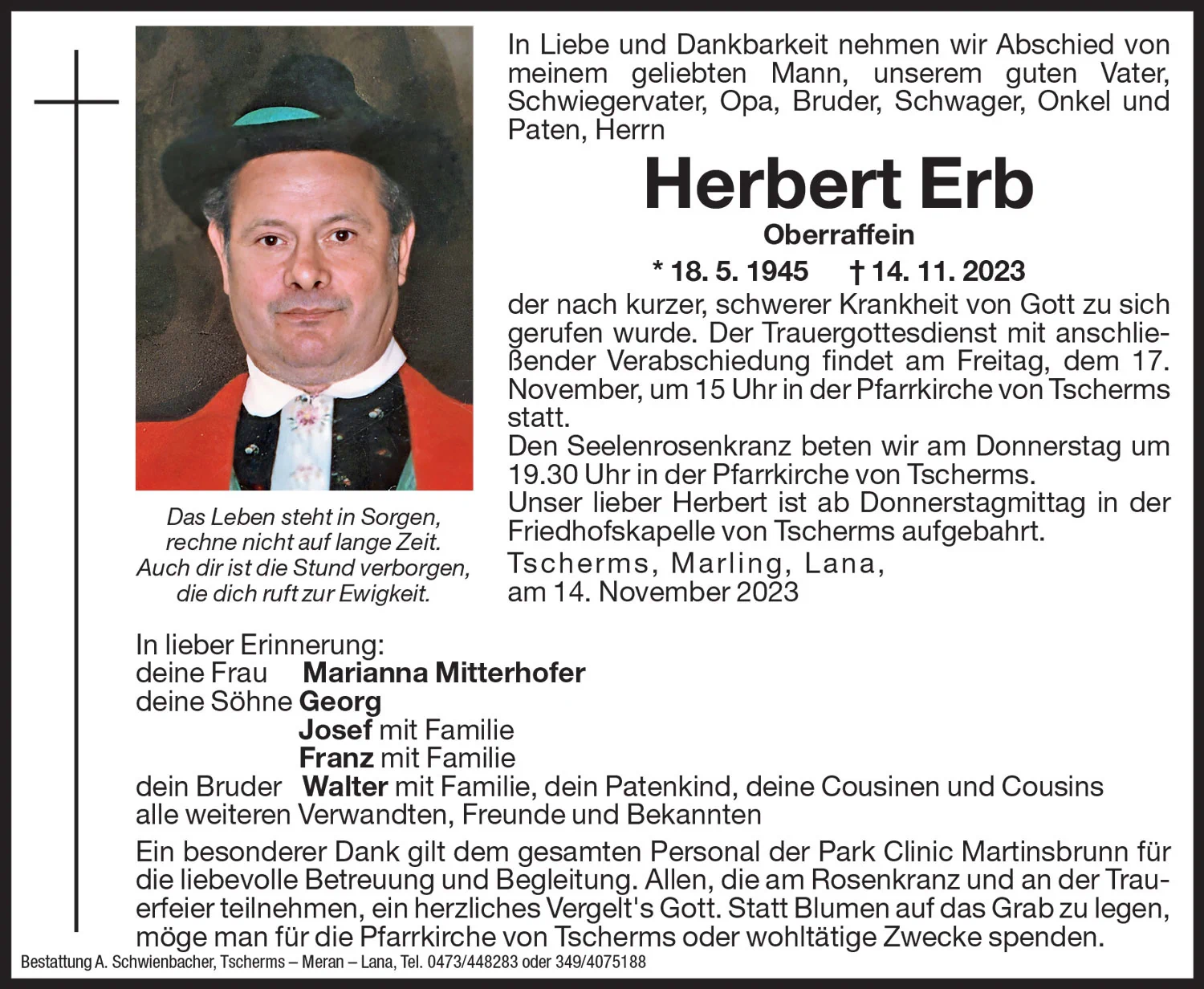 Medien: Herbert Erb