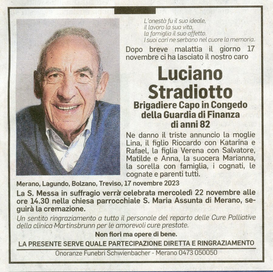 Medien: Luciano Stradiotto