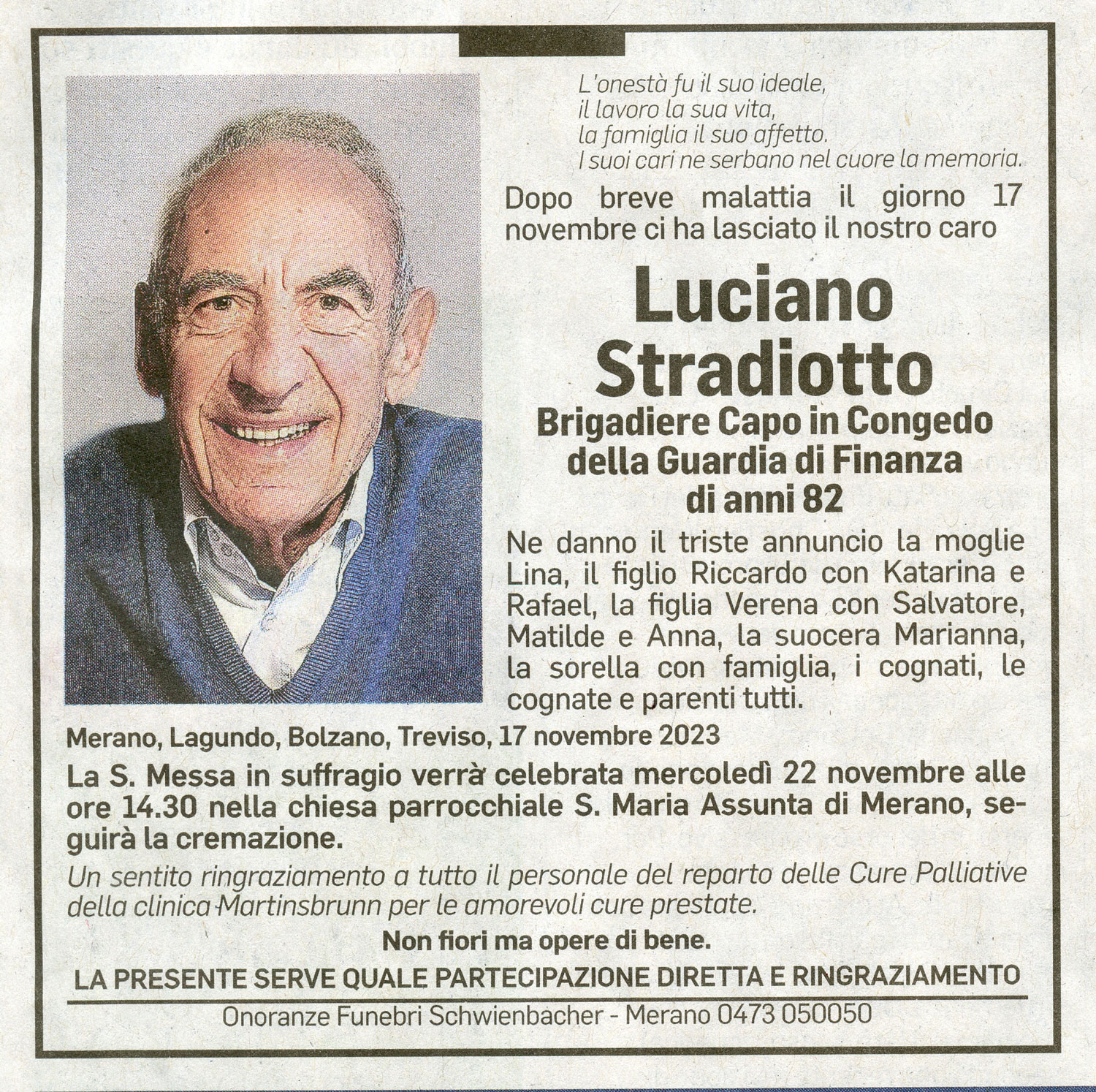 Medien: Luciano Stradiotto