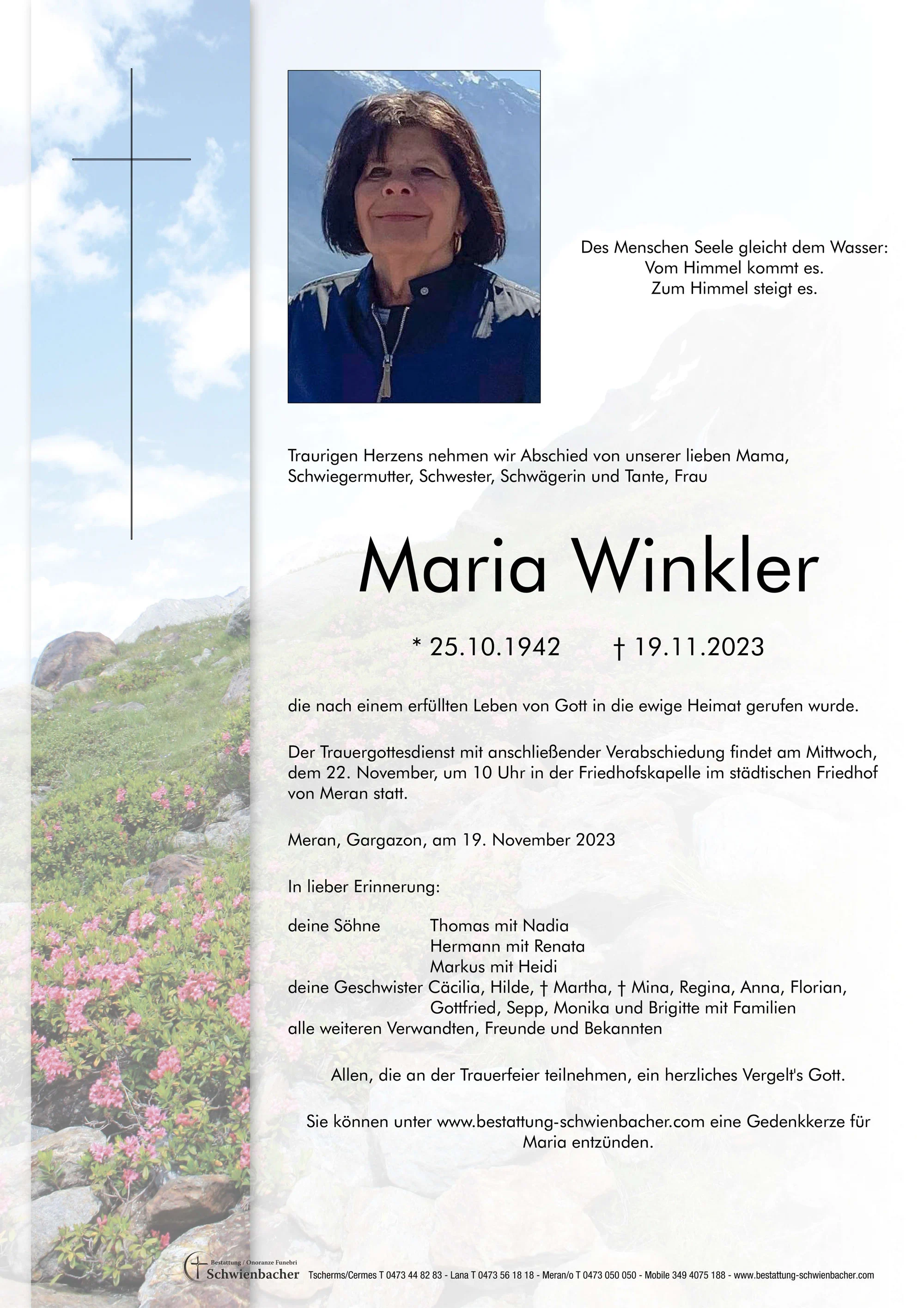 Parte: Maria Winkler 