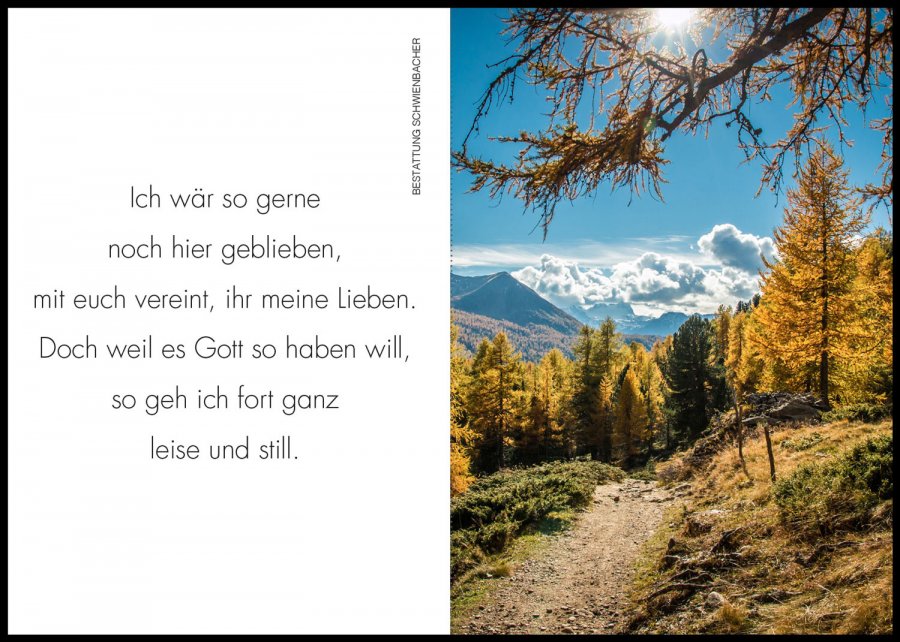 Sterbebild: Hans Longhi