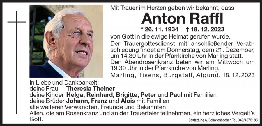 Medien: Anton Raffl