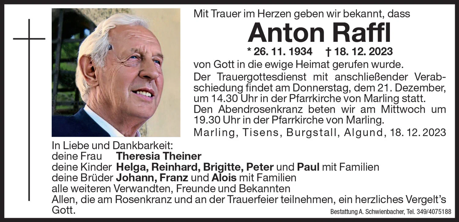 Medien: Anton Raffl