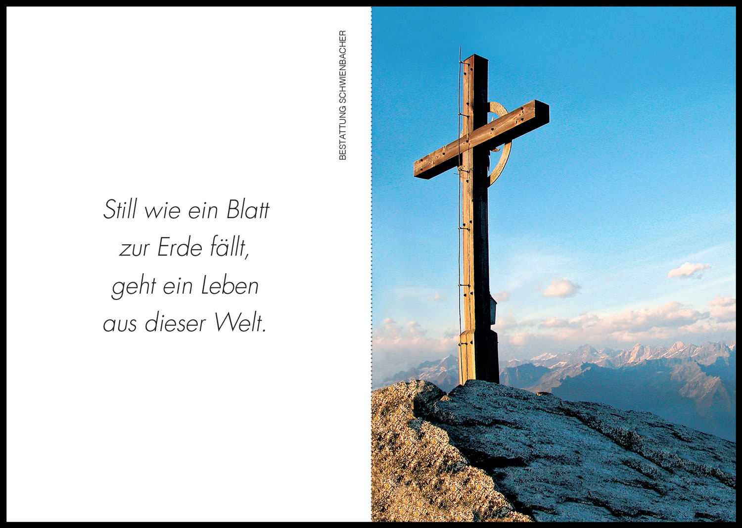 Sterbebild: Oswald De Bortoli