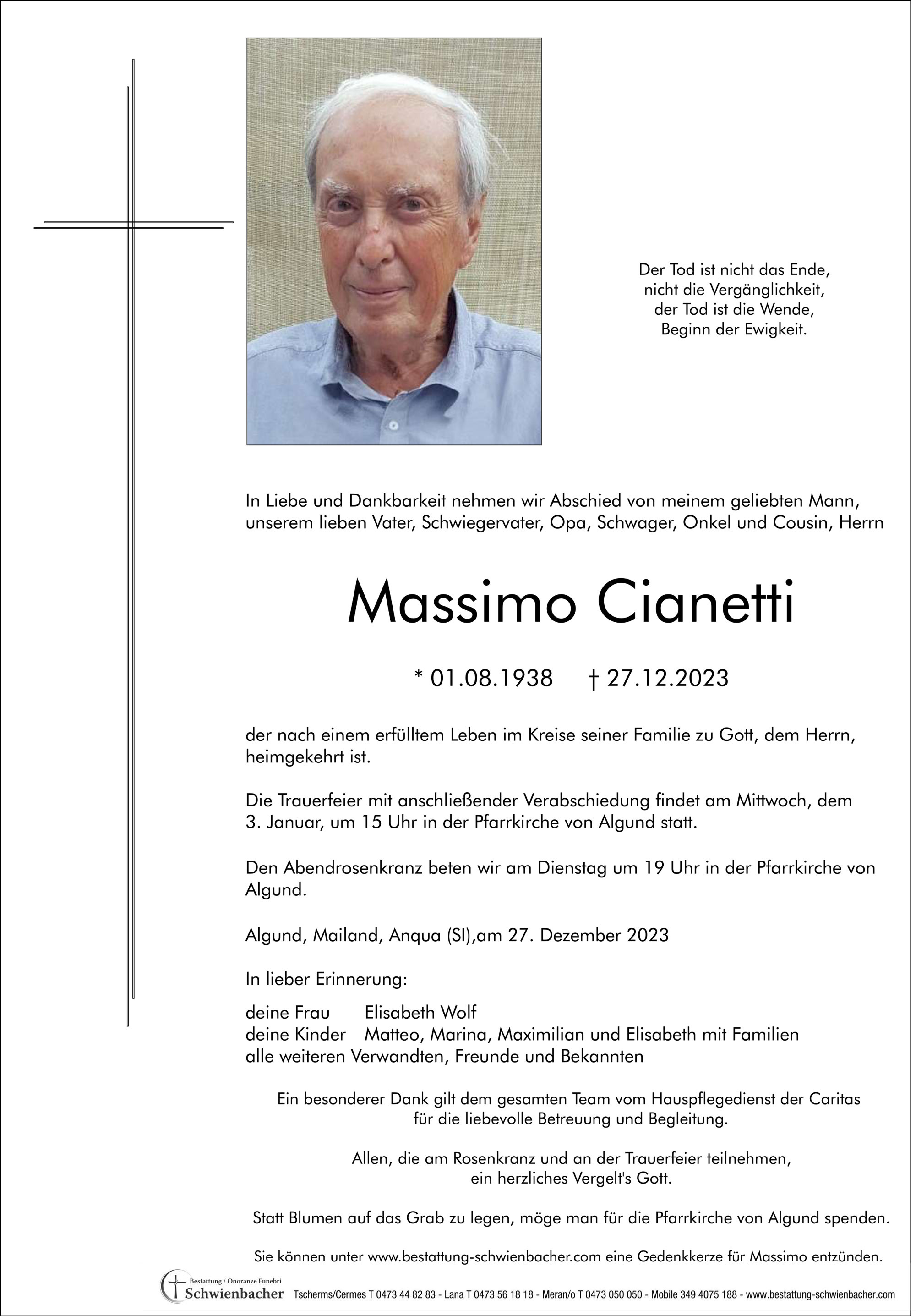 Parte: Massimo Cianetti 