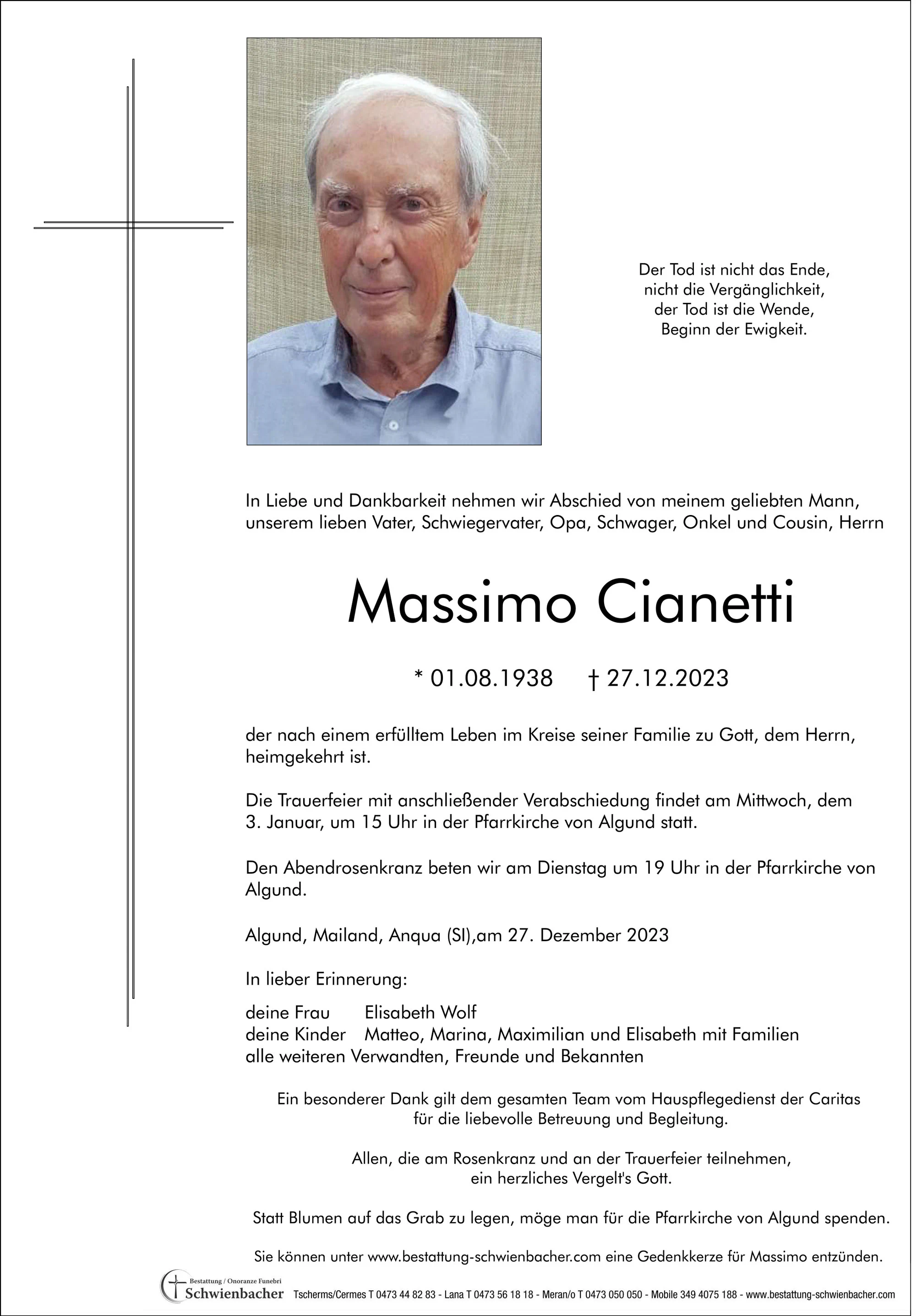 Parte: Massimo Cianetti