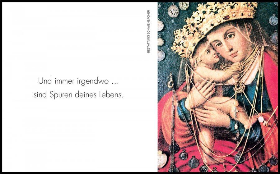 Sterbebild: Maria Anna Wwe. Holzner geb. Burger