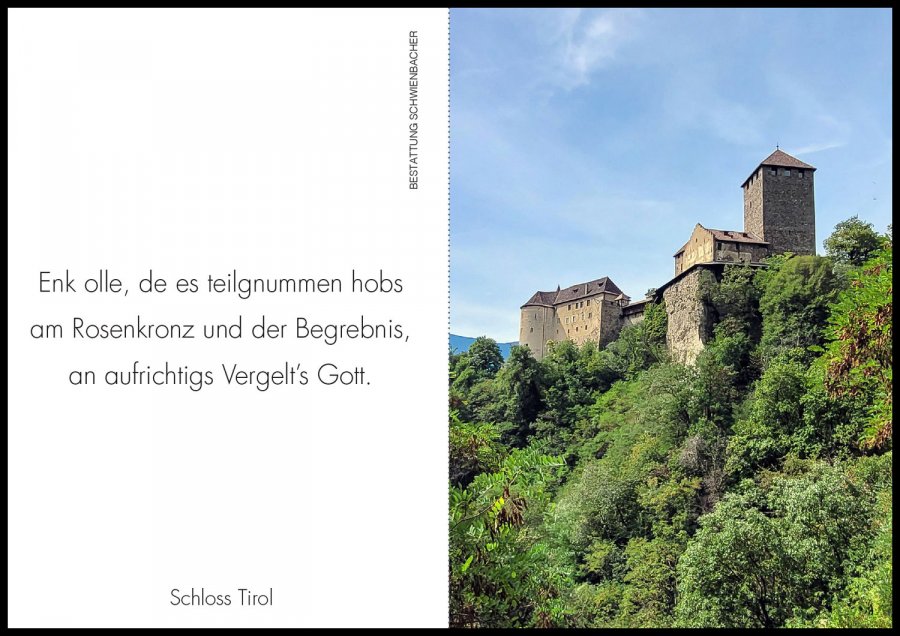 Sterbebild: Franz Josef Mair