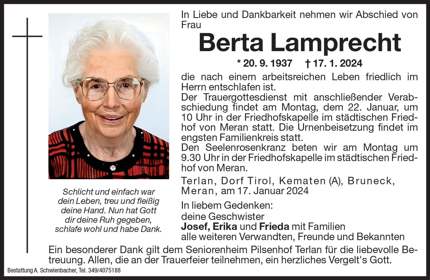 Medien: Berta Lamprecht