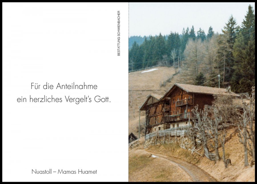 Sterbebild: Wilhelmine Wwe. Schöpf geb. Klotz