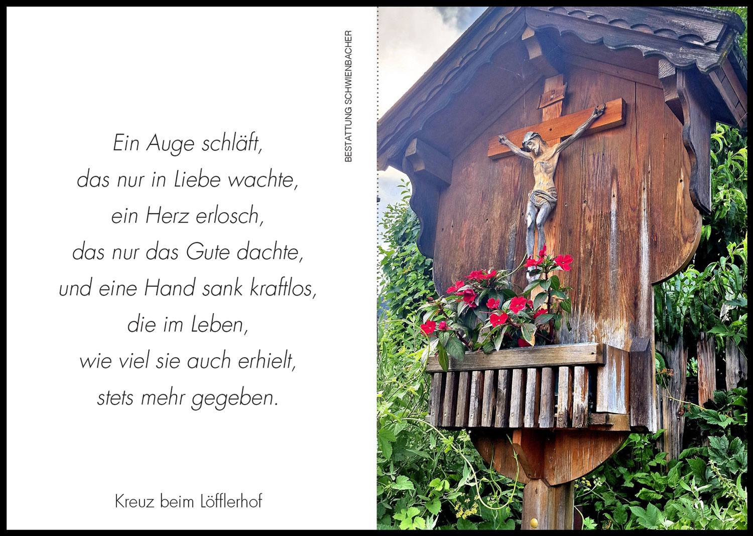 Sterbebild: Franz Pichler