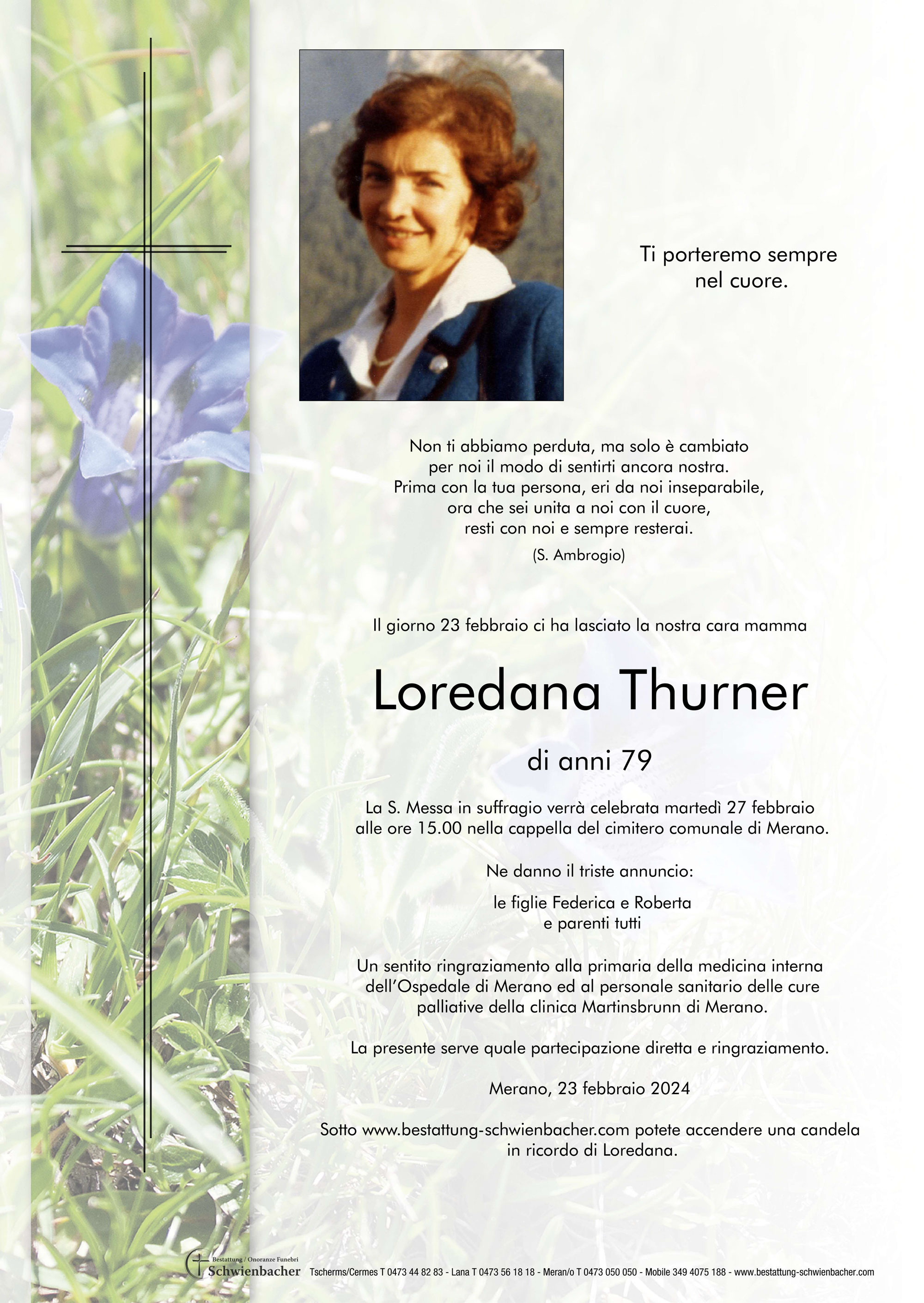 Parte: Loredana Thurner 