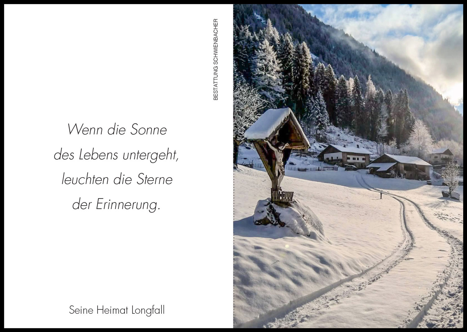 Sterbebild: Johann Wopfner